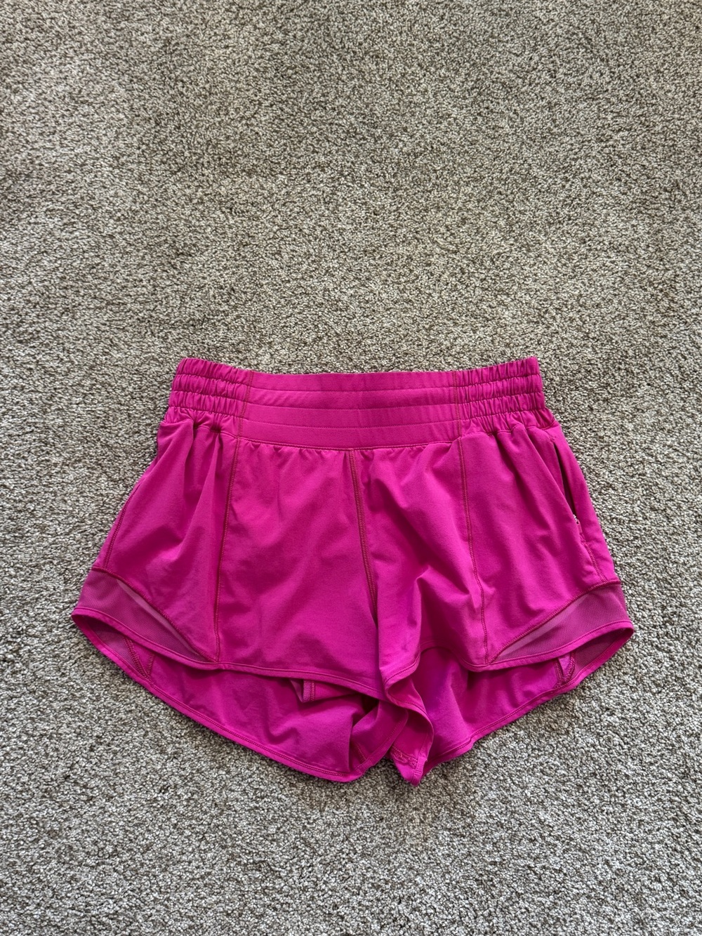 Lululemon Hot Pink Hotty Hot Shorts